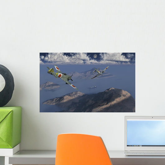 Japanese Nakajima Ki-84 Fighter Wall Decal