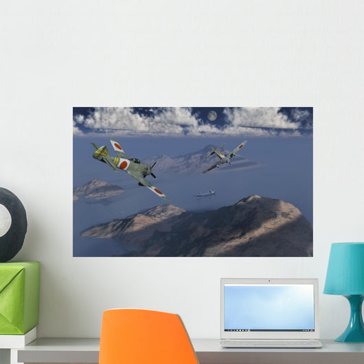 Japanese Nakajima Ki-84 Fighter Wall Decal
