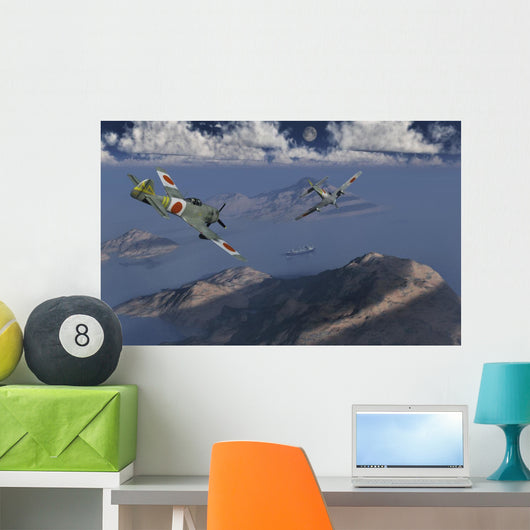 Japanese Nakajima Ki-84 Fighter Wall Decal