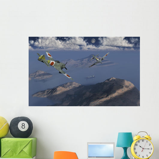 Japanese Nakajima Ki-84 Fighter Wall Decal