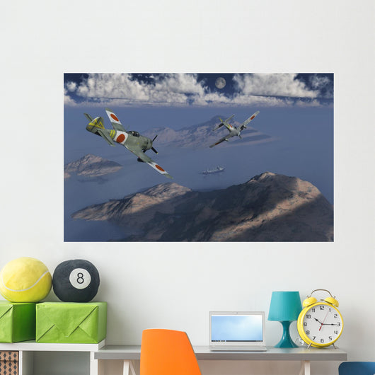 Japanese Nakajima Ki-84 Fighter Wall Decal