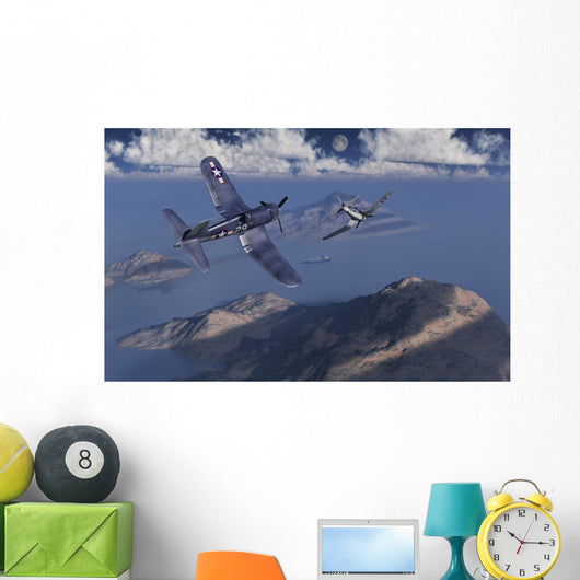 F4u Corsairs about to Wall Decal