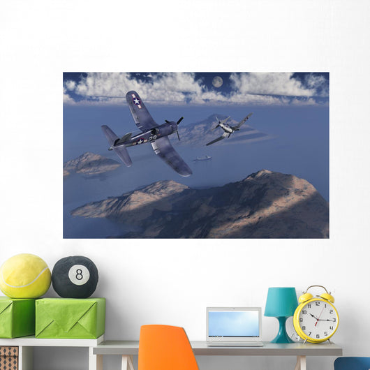 F4u Corsairs about to Wall Decal