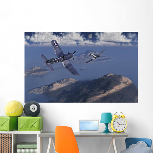 F4u Corsairs about to Wall Decal