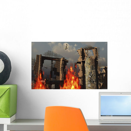 German Ju 87 Stuka Evening Wall Decal