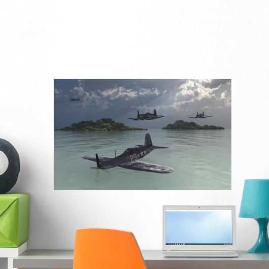 F4u Corsair Passed over Wall Decal