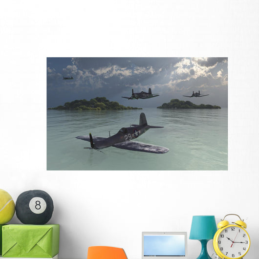 F4u Corsair Passed over Wall Decal
