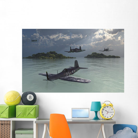 F4u Corsair Passed over Wall Decal