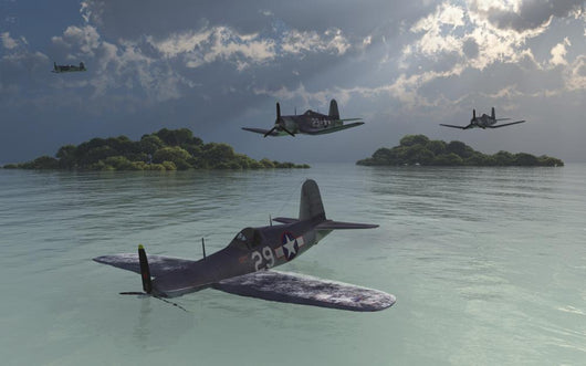 F4u Corsair Passed over Wall Decal