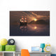 French Galleon Sailing Calm Wall Decal