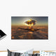 B-2 Spirit Stealth Bomber Mushroom Cloud Wall Decal