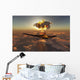 B-2 Spirit Stealth Bomber Mushroom Cloud Wall Decal