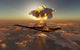 B-2 Spirit Stealth Bomber Mushroom Cloud Wall Decal