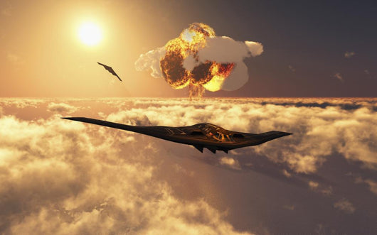B-2 Spirit Stealth Bomber Pair Wall Decal