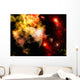 Rough Planet Crashing into Wall Decal