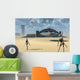 Alien Reptoids and Their Flying Saucer Wall Decal