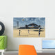 Grey Aliens and Their Space Craft Desert Wall Decal