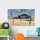 Grey Aliens and Their Space Craft Desert Wall Decal