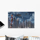 Futuristic City Where Robots Wall Decal