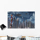 Futuristic City Where Robots Wall Decal