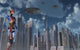 Futuristic City Where Robots Wall Decal
