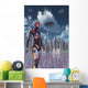 Futuristic City Where Robots Vertical Wall Decal