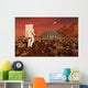 Astronaut Walking across Surface Wall Decal