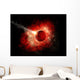 Comet Hitting Alien World Wall Decal