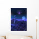 Grey Alien Located Its Space Craft Vertical Wall Decal