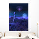 Grey Alien Located Its Space Craft Vertical Wall Decal