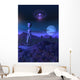 Grey Alien Located Its Space Craft Vertical Wall Decal
