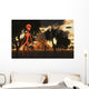 Artist's Concept Aliens Helping Evening Wall Decal