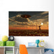 Ufo and Alien Desert Wall Decal