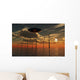 Ufo Flying above Ocean Wall Decal