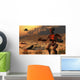 Robot Helping to Recover Wall Decal