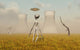 Alien and Ufo Activity Wall Decal