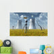 Alien and Ufo Activity Day Wall Decal