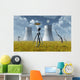Alien and Ufo Activity Day Wall Decal