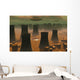 Aliens Visiting Nuclear Power Evening Wall Decal