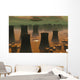 Aliens Visiting Nuclear Power Evening Wall Decal