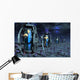 Grey Aliens Awaking Humanoid Wall Decal