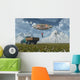 Aliens Abducting Man Wall Decal