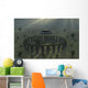 Ufo and Its Alien Crew in Stone Circle Wall Decal