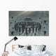 Ufo and Its Alien Crew Winter Wall Decal