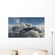 Ufo Hiding Dense Cloud Wall Decal
