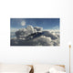 Ufo Hiding Dense Cloud Wall Decal