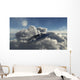 Ufo Hiding Dense Cloud Wall Decal