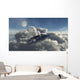 Ufo Hiding Dense Cloud Wall Decal