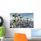 Futuristic Alien Plant Harvest Wall Decal