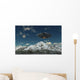 Ufo Flying over Mountain Wall Decal